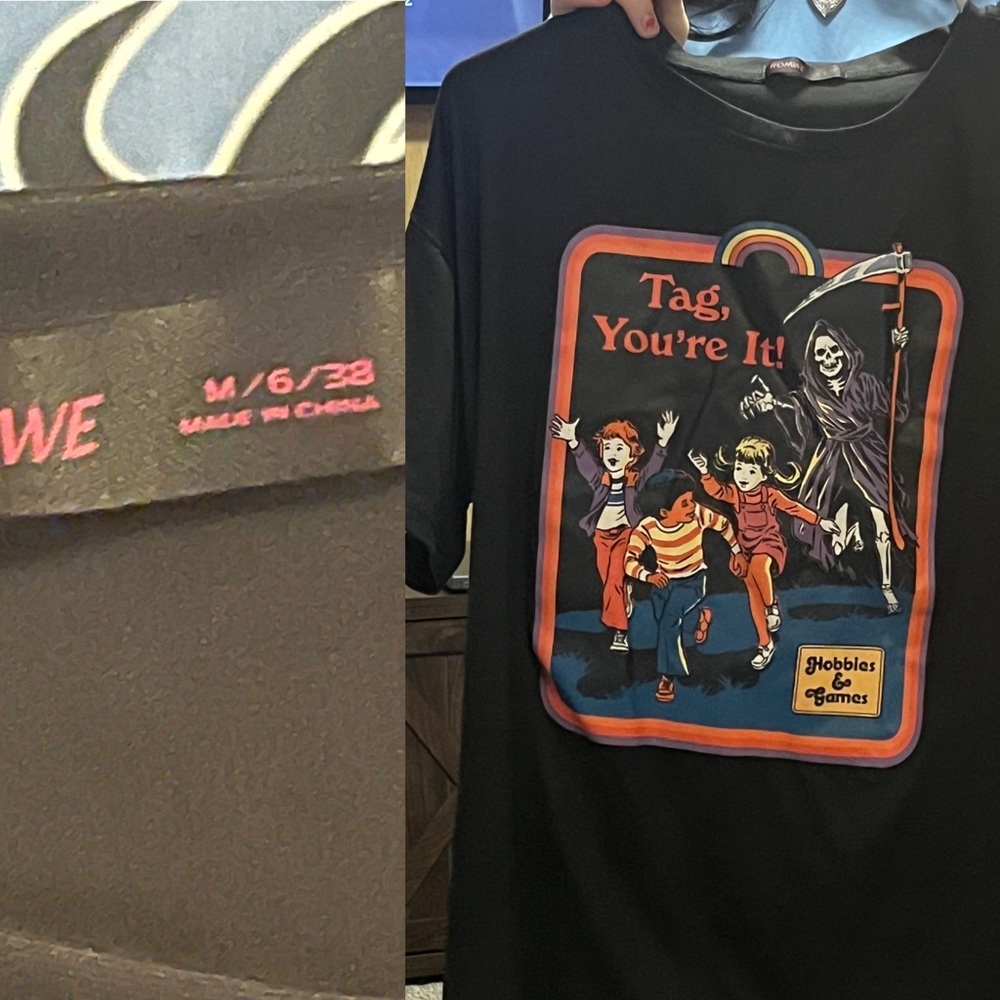 Tag, you’re it! Tee shirt Steven Rhodes romwe